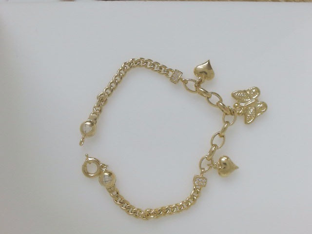 14k Yellow Gold Women's Bracelet 7.5g