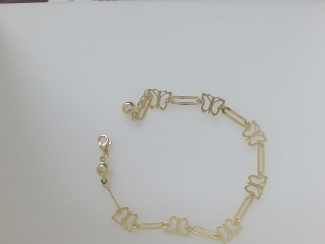 14k Yellow Gold Women's Bracelet 3.8g