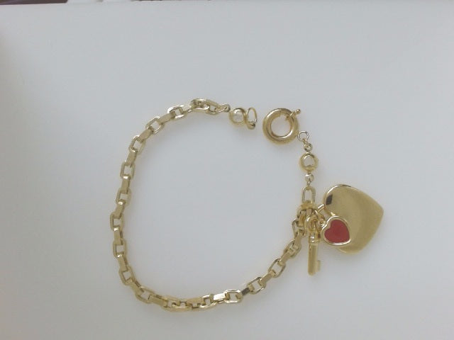 14k Yellow Gold Women's Bracelet 8.1g