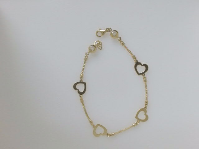 14k Yellow Gold Women's Bracelet 3.4g