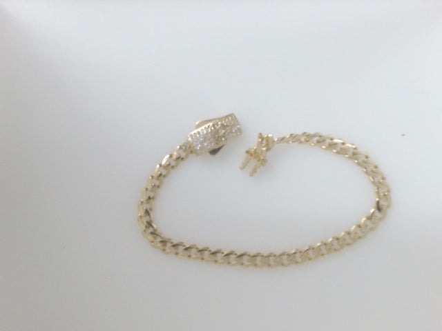 14k Yellow Gold Women's Bracelet 6.1g