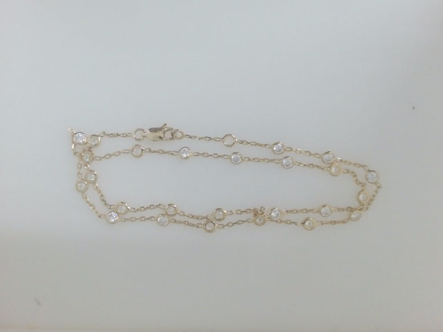 14k Yellow Gold Women's Bracelet 4.8g