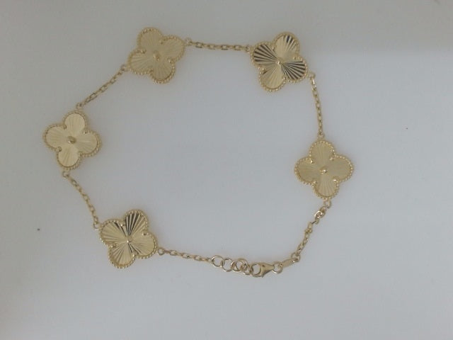 14k Yellow Gold Women's Bracelet 7.7g