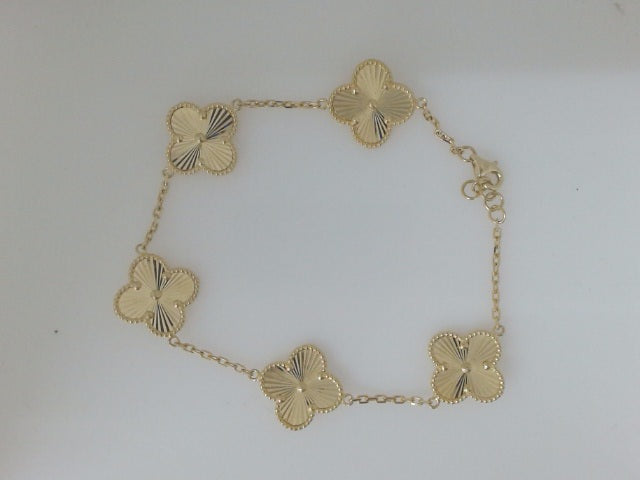 14k Yellow Gold Women's Bracelet 7.9g