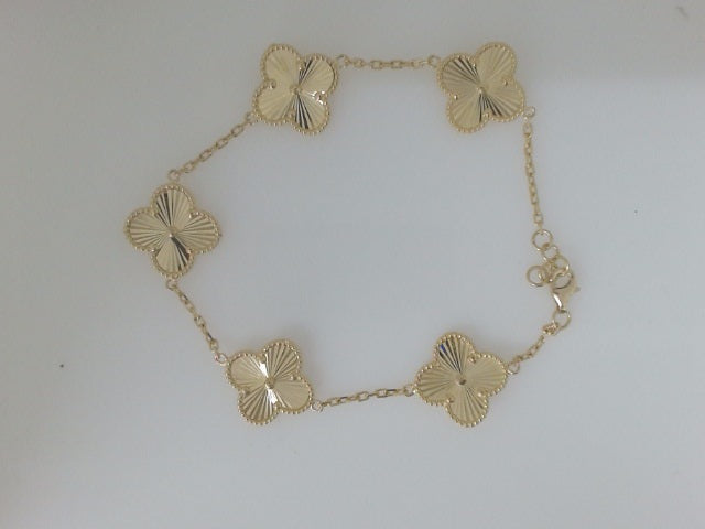 14k Yellow Gold Women's Bracelet 7.7g