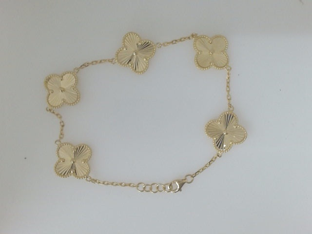 14k Yellow Gold Women's Bracelet 7.7g