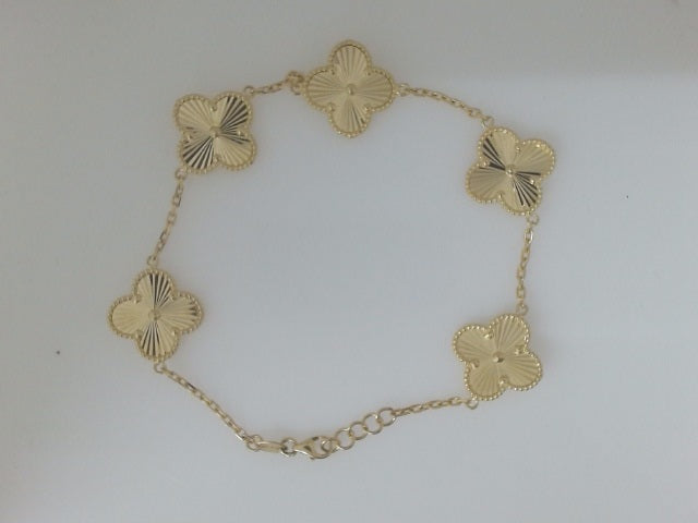 14k Yellow Gold Women's Bracelet 8g
