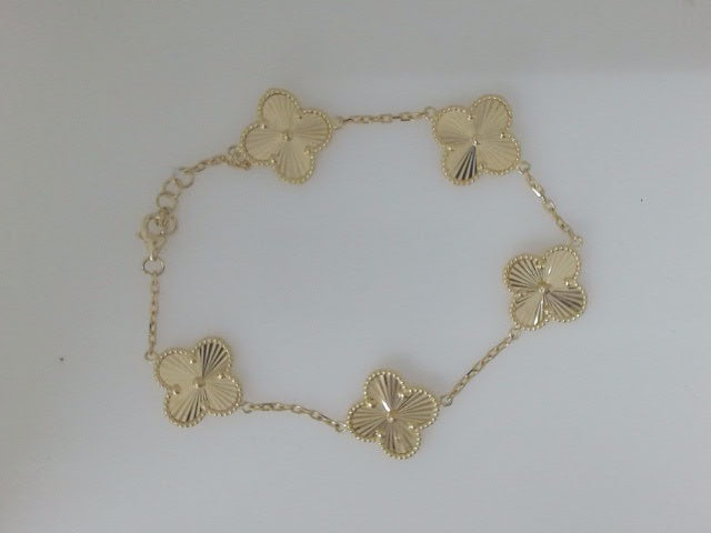 14k Yellow Gold Women's Bracelet 8g