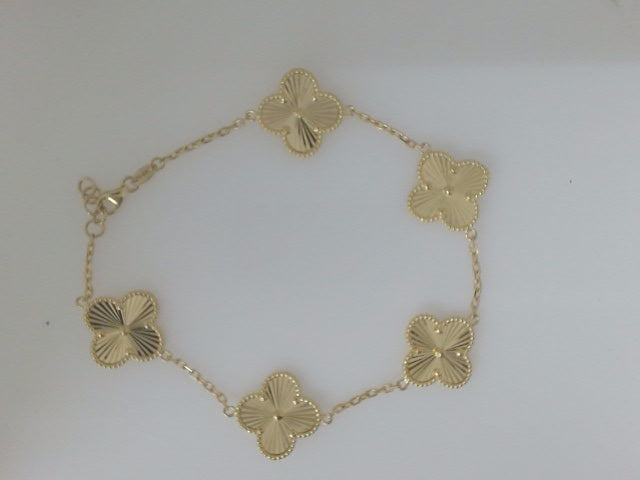 14k Yellow Gold Women's Bracelet 8g