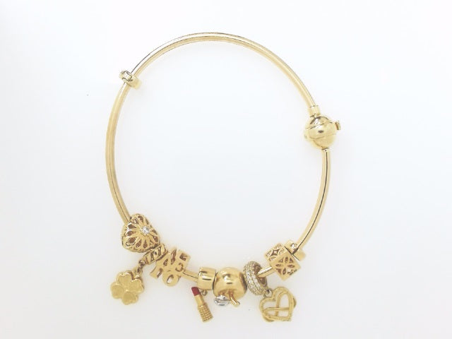 14k Yellow Gold Women's Bangle 16.3g