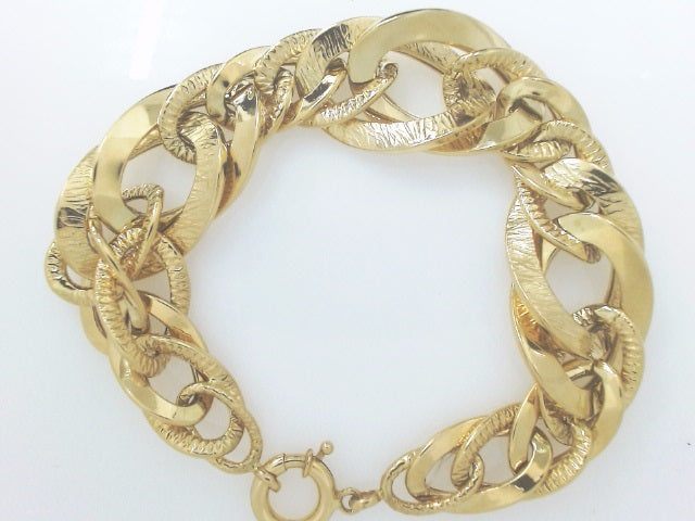 14k Yellow Gold Women's Bracelet 15.5g
