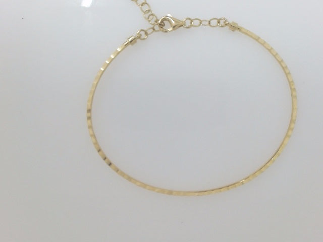 14k Yellow Gold Women's Bangle 3.8g