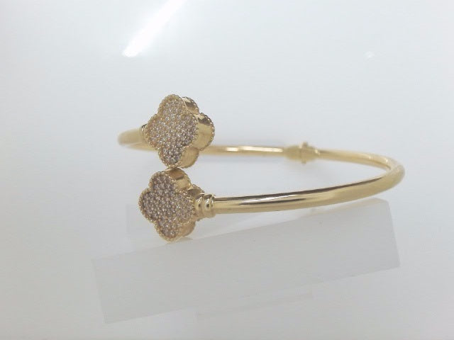 14k Yellow Gold Women's Bangle 9.5g