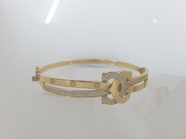 14k Yellow Gold Women's Bangle 9g
