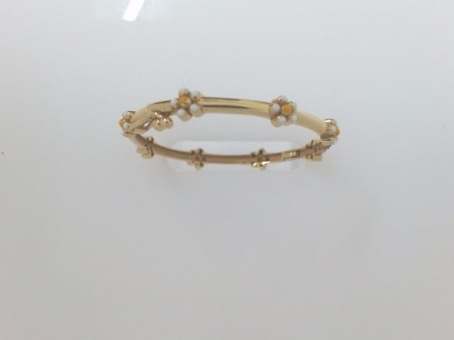 14k Yellow Gold Women's Bangle 4.2g