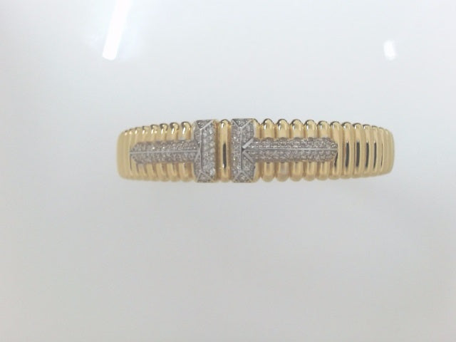 14k Yellow Gold Women's Bangle 13.4g