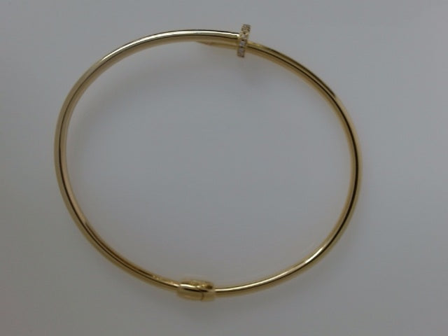 14k Yellow Gold Women's Bangle 6.4g