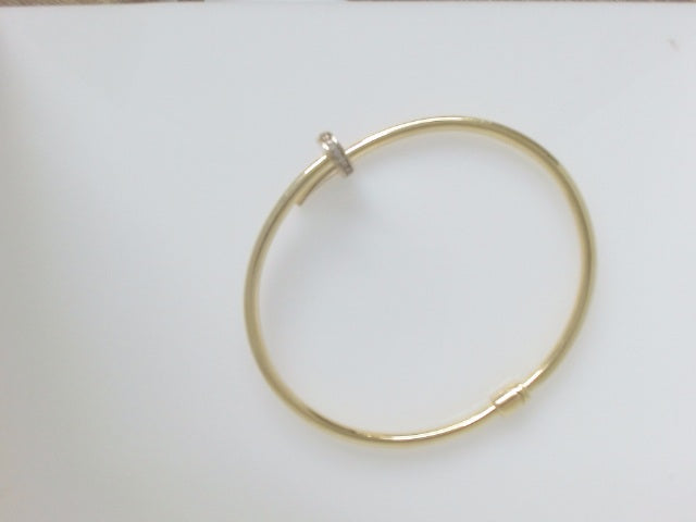 14k Yellow Gold Women's Bangle 9.2g