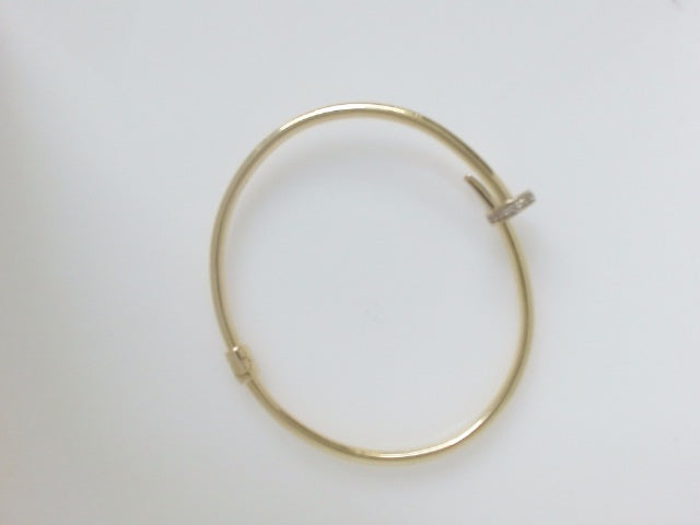 14k Yellow Gold Women's Bangle 8.9g