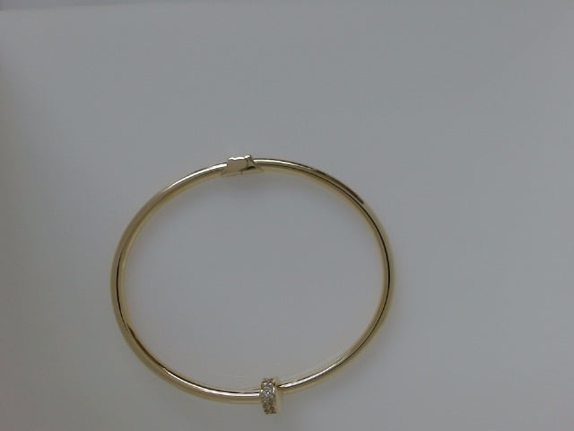 14k Yellow Gold Women's Bangle 7.5g