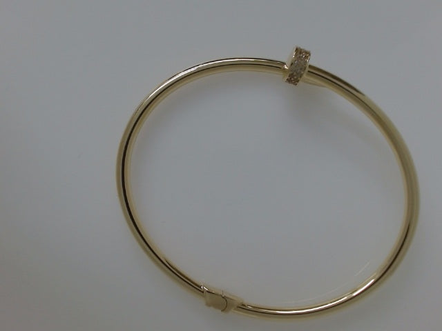 14k Yellow Gold Women's Bangle 7.6g