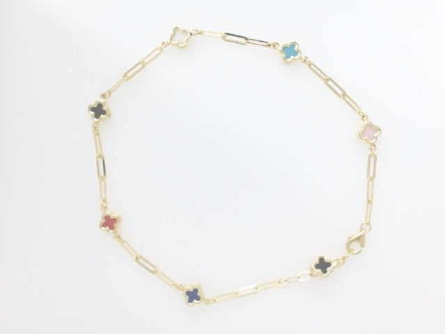 14k Yellow Gold Women's Anklet 4.5g