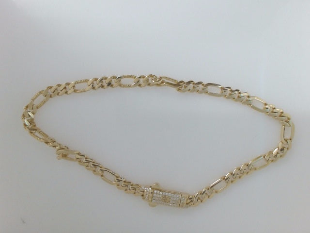 14k Yellow Gold Women's Anklet 11.3g