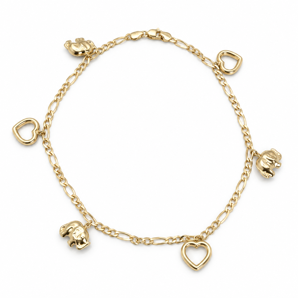 14 KT TOBILLERAS