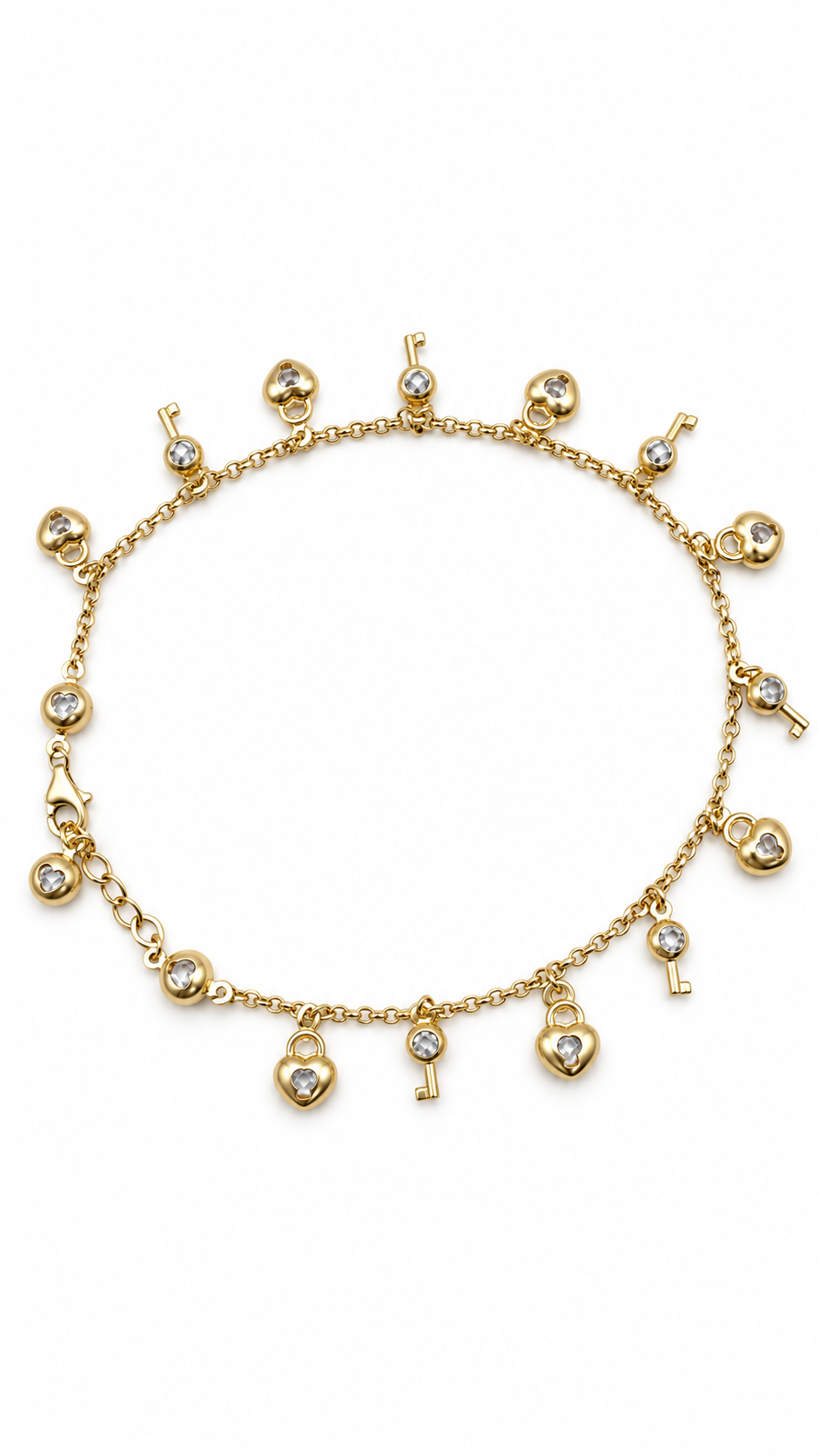 14 KT TOBILLERAS