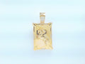 14k Yellow Gold Unisex Pendant 12.2g
