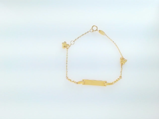 14k Yellow Gold Kid's Anklet 1.5g