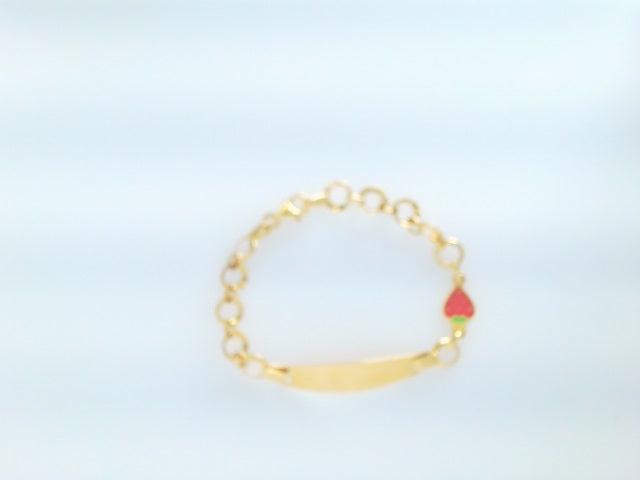 14k Yellow Gold Kid's Anklet 3.5g