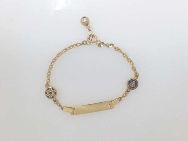 14k Yellow Gold Kid's Anklet 2.5g