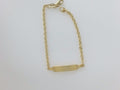 14k Yellow Gold Kid's Anklet 1.6g