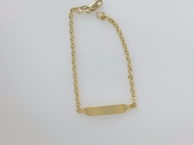 14k Yellow Gold Kid's Anklet 1.6g