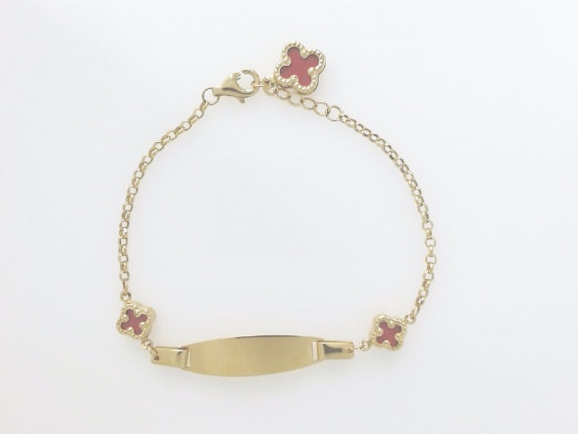 14k Yellow Gold Kid's Anklet 3g