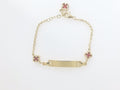 14k Yellow Gold Kid's Anklet 2.5g