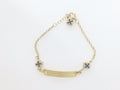 14k Yellow Gold Kid's Anklet 2.5g