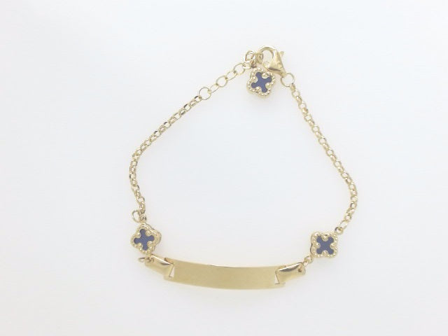 14k Yellow Gold Kid's Anklet 2.5g