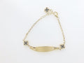 14k Yellow Gold Kid's Anklet 2.6g