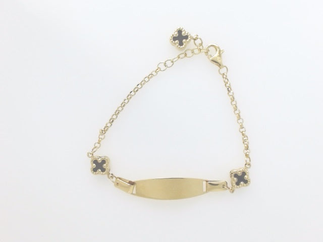 14k Yellow Gold Kid's Anklet 2.6g