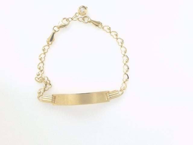 14k Yellow Gold Kid's Anklet 2.4g