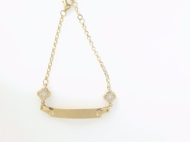 14k Yellow Gold Kid's Anklet 2.7g