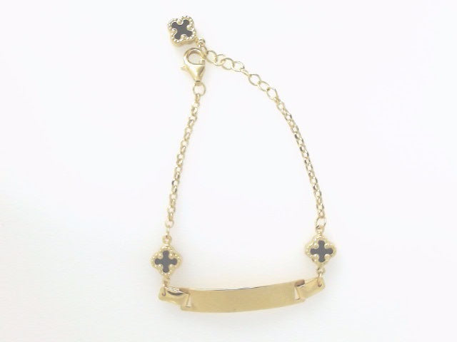 14k Yellow Gold Kid's Anklet 2.6g