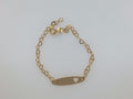 14k Yellow Gold Kid's Anklet 1.4g