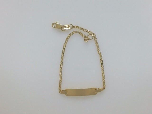 14k Yellow Gold Kid's Anklet 1.5g