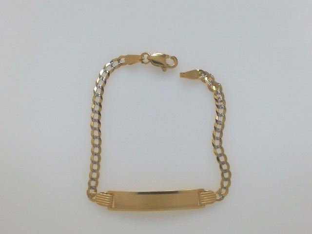 14k Yellow Gold Kid's Anklet 3.9g