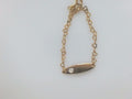 14k Yellow Gold Kid's Anklet 1.1g