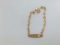 14k Yellow Gold Kid's Anklet 1.2g