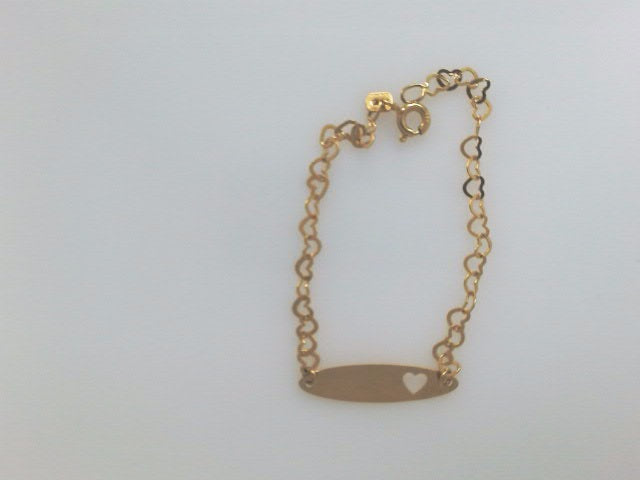 14k Yellow Gold Kid's Anklet 1.2g